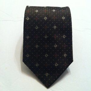GIORGIO FERRI MEN'S NEW BROWN 100%SILK TIE  WIDTH: 3 3/4"  MADE IN ITALY